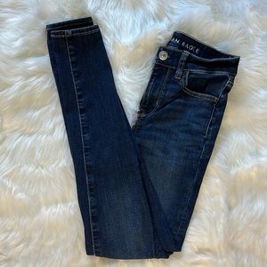 American Eagle Hi-Rise Jegging Next Level Stretch Jeans Size 0